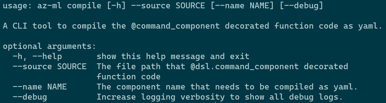 az-ml-compile