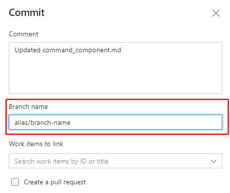 commit_from_devops_portal