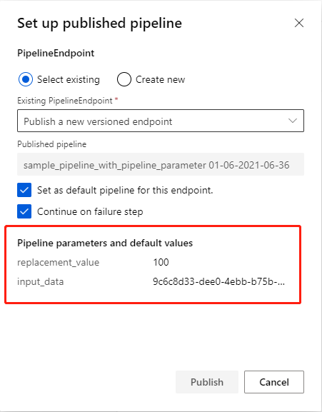 image-publish-run-with-pipeline-parameter